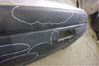 Бампер задний (85022JD00H) для Nissan Qashqai (J10E) с 2006-2013г (Кашкай)