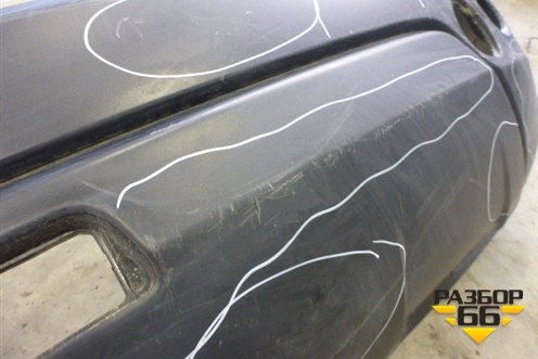 Бампер задний (85022JD00H) для Nissan Qashqai (J10E) с 2006-2013г (Кашкай)