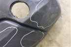 Бампер задний (85022JD00H) для Nissan Qashqai (J10E) с 2006-2013г (Кашкай)
