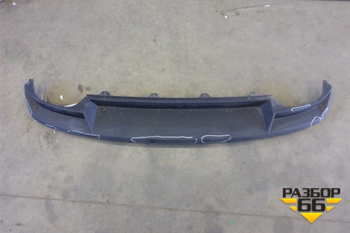 Юбка заднего бампера (под парктроник) (5E5807521) для Skoda Octavia (A7) с 2013г (Октавия)