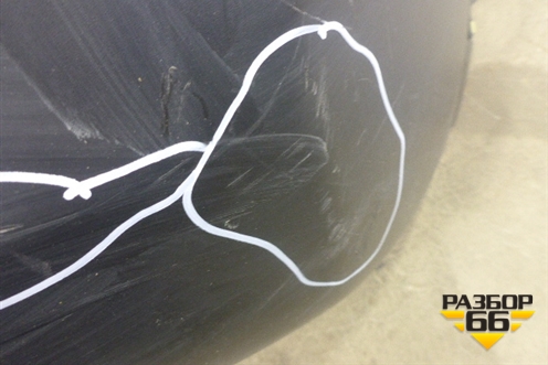 Бампер задний (85022JD00H) для Nissan Qashqai (J10E) с 2006-2013г (Кашкай)