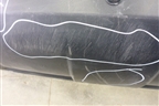 Бампер задний (под парктроник) (85022JD00H) для Nissan Qashqai (J10E) с 2006-2013г (Кашкай)