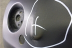 Бампер задний (под парктроник) (85022JD00H) для Nissan Qashqai (J10E) с 2006-2013г (Кашкай)
