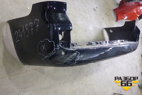 Бампер задний (до 2015г под парктроник) (5215960260) для Toyota Land Cruiser (200) с 2008г (Ленд Крузер)