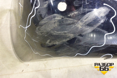 Бампер задний (до 2015г под парктроник) (5215960260) для Toyota Land Cruiser (200) с 2008г (Ленд Крузер)