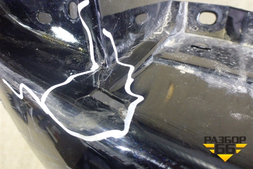 Бампер задний (до 2015г под парктроник) (5215960260) для Toyota Land Cruiser (200) с 2008г (Ленд Крузер)