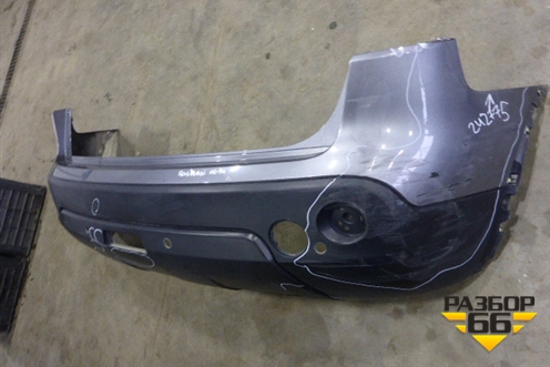 Бампер задний (под парктроник) (85022JD00H) для Nissan Qashqai (J10E) с 2006-2013г (Кашкай)