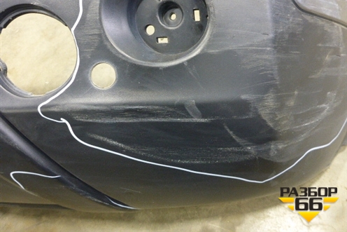 Бампер задний (под парктроник) (85022JD00H) для Nissan Qashqai (J10E) с 2006-2013г (Кашкай)