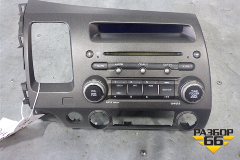 Магнитола (без CD чейнджера) (39100SNAG220M1) для Honda Civic 4D с 2006-2012г (Цивик)