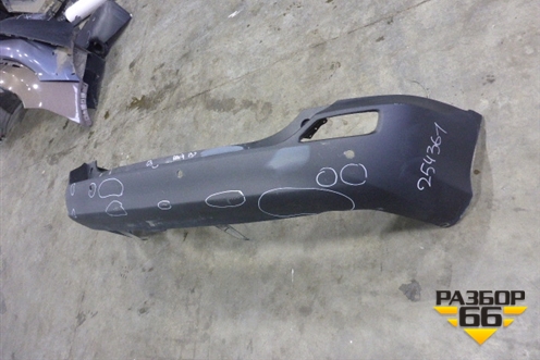 Бампер задний (до 2015г под парктроник) (5215942190) для Toyota Rav-4 с 2012-2019г (Рав 4)