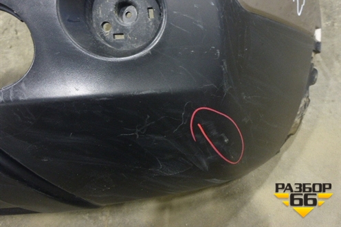 Бампер задний (под парктроник) (85022JD00H) для Nissan Qashqai (J10E) с 2006-2013г (Кашкай)