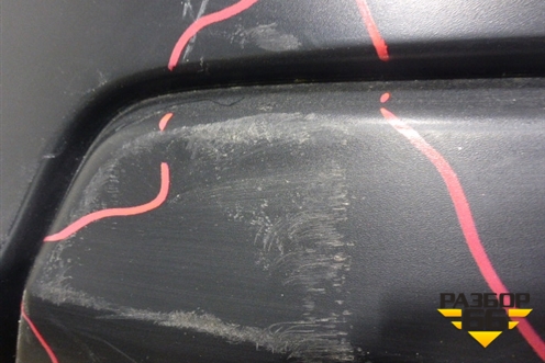 Бампер задний (под парктроник) (85022JD00H) для Nissan Qashqai (J10E) с 2006-2013г (Кашкай)