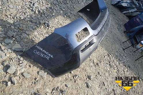 Бампер задний (под парктроник) (5215948170) для Toyota Highlander с 2007-2013г (Хайлендер)