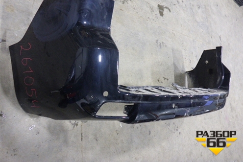 Бампер задний (до 2017г под парктроник) (5215960500) для Toyota Land Cruiser Prado(150) с 2009г (Ленд Крузер Прадо)