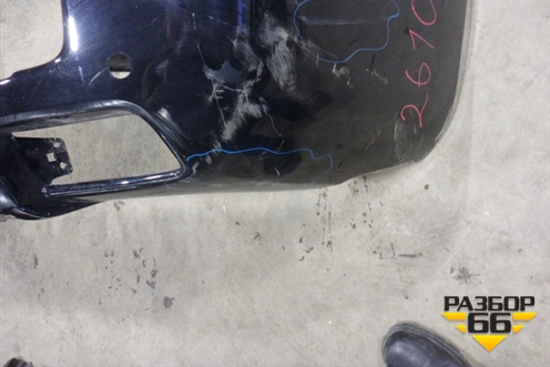 Бампер задний (до 2017г под парктроник) (5215960500) для Toyota Land Cruiser Prado(150) с 2009г (Ленд Крузер Прадо)