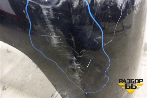 Бампер задний (до 2017г под парктроник) (5215960500) для Toyota Land Cruiser Prado(150) с 2009г (Ленд Крузер Прадо)