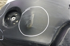 Бампер задний (85022JD00H) для Nissan Qashqai (J10E) с 2006-2013г (Кашкай)