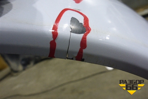 Бампер задний (под парктроник) (5215948100) для Lexus RX 300 c 2009-2015г (РХ)