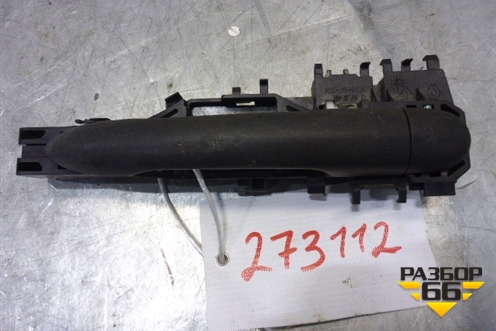 Ручка наружная двери задней левой для Renault Scenic с 2003-2009г (Сценик)