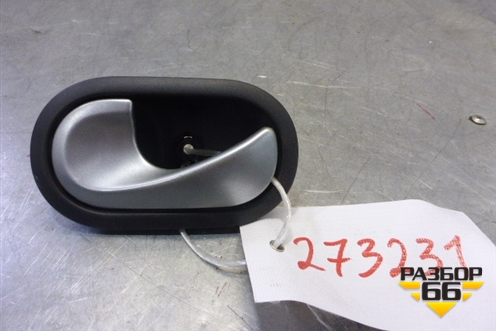 Ручка внутренняя двери задней левой (8200028487) для Renault Scenic с 2003-2009г (Сценик)