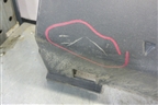 Накладка на порог наружная правая (CN15N10154CAW) для Ford Kuga с 2012г (Куга 2)