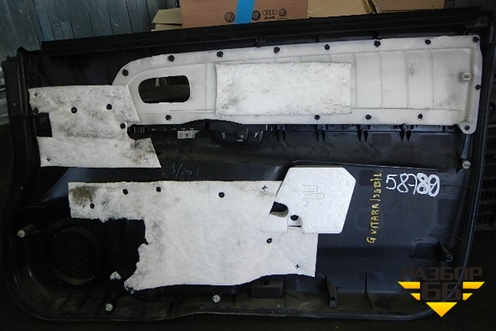 Обшивка двери передней левой под электрику 3х дверный кузов для Suzuki Grand Vitara с 2006г (Гранд Витара)