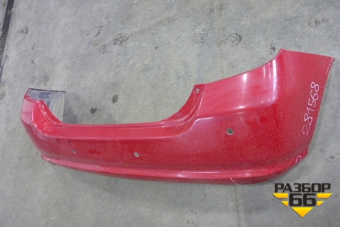 Бампер задний (после 2005г под парктроник) для Honda Jazz(GD) с 2002-2008г (Джаз)