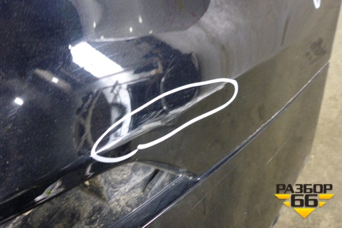 Бампер задний (после 2014г под парктроник) (7P5807421B) для Porsche Cayenne с 2010-2017г (Каен)