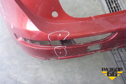 Бампер задний (под парктроник) (8R0807511) для Audi Q5 c 2008-2017г (Ку 5)