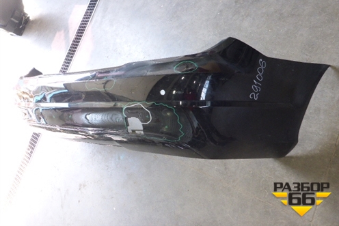 Бампер задний (до 2010г под парктроник) (A2048850238) для Mercedes Benz C-Klass W204 с 2007-2014г (Ц)