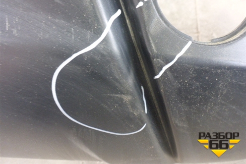 Бампер задний (85022JD00H) для Nissan Qashqai (J10E) с 2006-2013г (Кашкай)