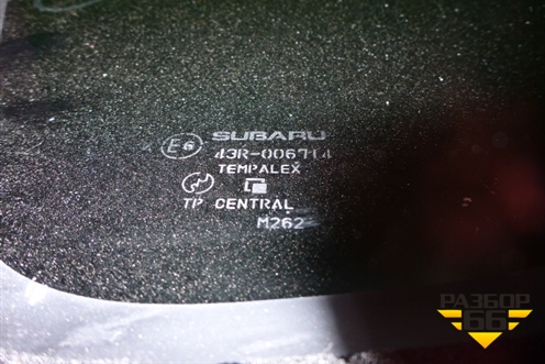 Стекло глухое правое (заднее хэтчбек) (65209FG000) для Subaru Impreza (GH-GE) с 2008-2011г