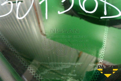 Стекло глухое правое (2013г) (833003TS0A) для Nissan Teana (L33) с 2013г