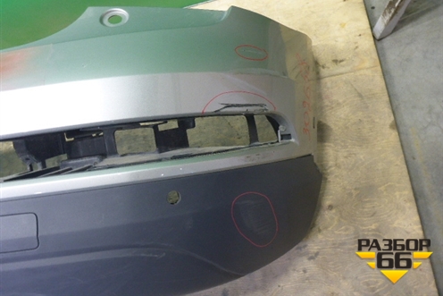 Бампер задний (после 2014г под парктроник) (8U0807385C) для Audi Q3 с 2011-2018г (Ку 3)