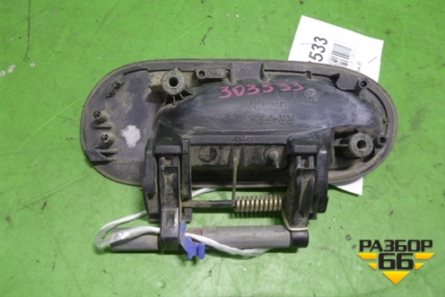 Ручка наружная двери передней правой (80606BM660) для Nissan Almera N16 с 2000-2006г (Альмера Н16)