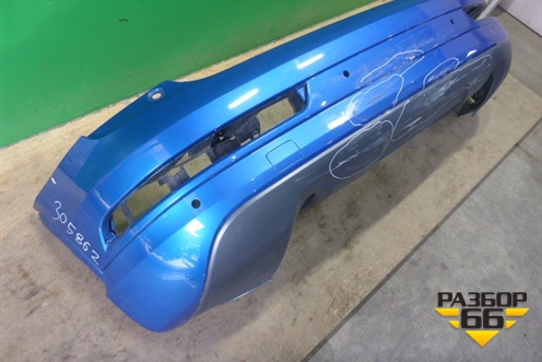 Бампер задний (после 2014г под парктроник) (8U0807385C) для Audi Q3 с 2011-2018г (Ку 3)