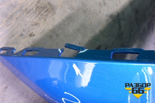 Бампер задний (после 2014г под парктроник) (8U0807385C) для Audi Q3 с 2011-2018г (Ку 3)