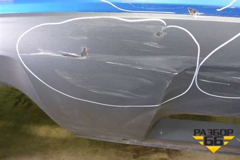 Бампер задний (после 2014г под парктроник) (8U0807385C) для Audi Q3 с 2011-2018г (Ку 3)