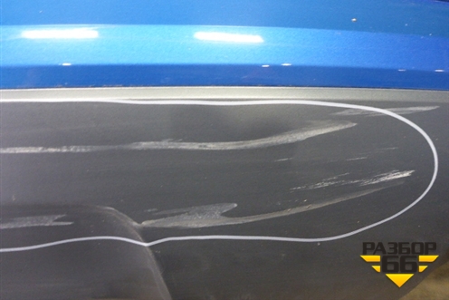 Бампер задний (после 2014г под парктроник) (8U0807385C) для Audi Q3 с 2011-2018г (Ку 3)