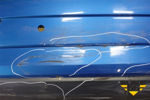 Бампер задний (после 2014г под парктроник) (8U0807385C) для Audi Q3 с 2011-2018г (Ку 3)