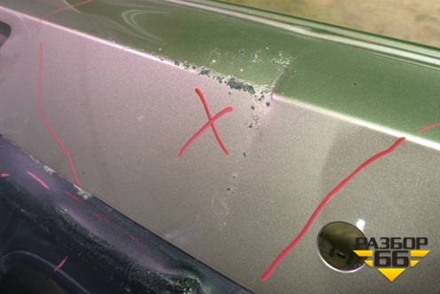 Бампер задний (после 2014г под парктроник) (7P5807421B) для Porsche Cayenne с 2010-2017г (Каен)