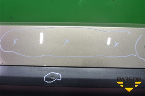 Бампер задний (после 2014г под парктроник) (7P5807421B) для Porsche Cayenne с 2010-2017г (Каен)