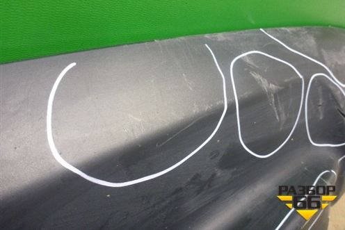 Юбка заднего бампера (до 2014г) (850B21KA1A) для Nissan Juke (F15) с 2010-2019г (Жук)