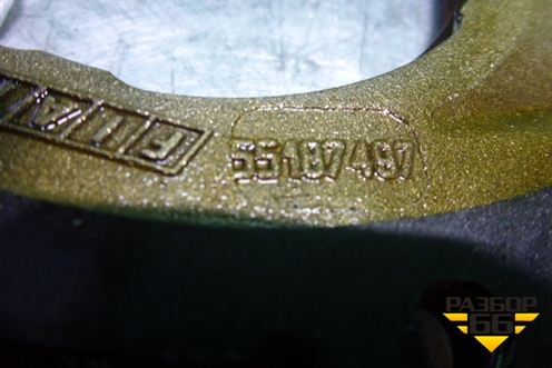Крышка коленвала задняя (1.4л 350A1000) (55187497) для Fiat Grande Punto с 2005г (Гранде Пунто)