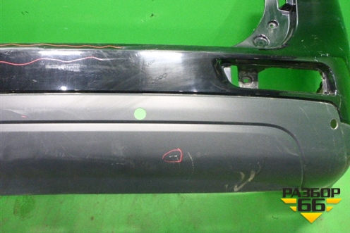 Бампер задний (до 2015г под парктроники не под накладку) (6410C889ZZ) для Mitsubishi Outlander с 2012-2024г (Аутлендер)