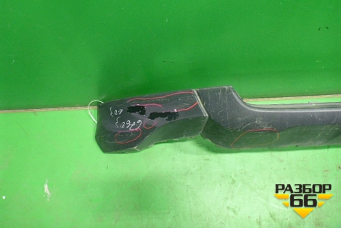 Юбка переднего бампера (CN1517D957) для Ford EcoSport с 2014г (Экоспорт)