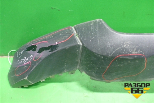 Юбка переднего бампера (CN1517D957) для Ford EcoSport с 2014г (Экоспорт)