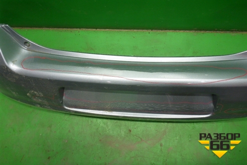 Бампер задний для Toyota Yaris с 2005-2011г (Ярис)