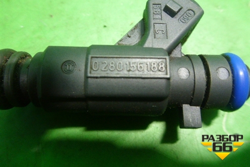 Форсунка инжекторная электрическая (1.2л L12A1) (0280156188) для Honda Jazz(GD) с 2002-2008г (Джаз)