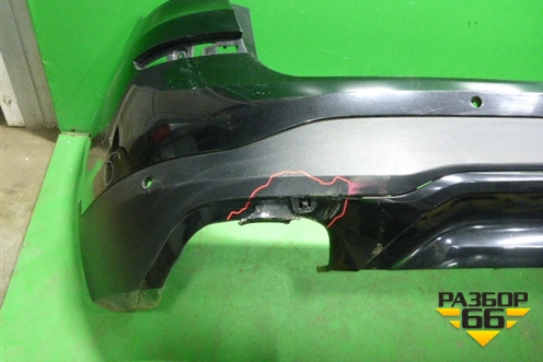 Бампер задний (после 2014г под парктроник) (51127366379) для BMW X3 F25 с 2010-2017г (Х3 Ф25)